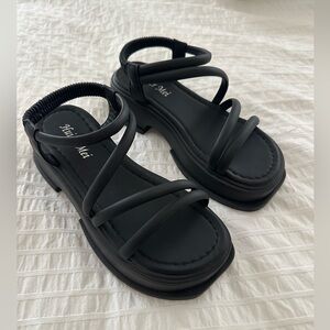 Black sandals